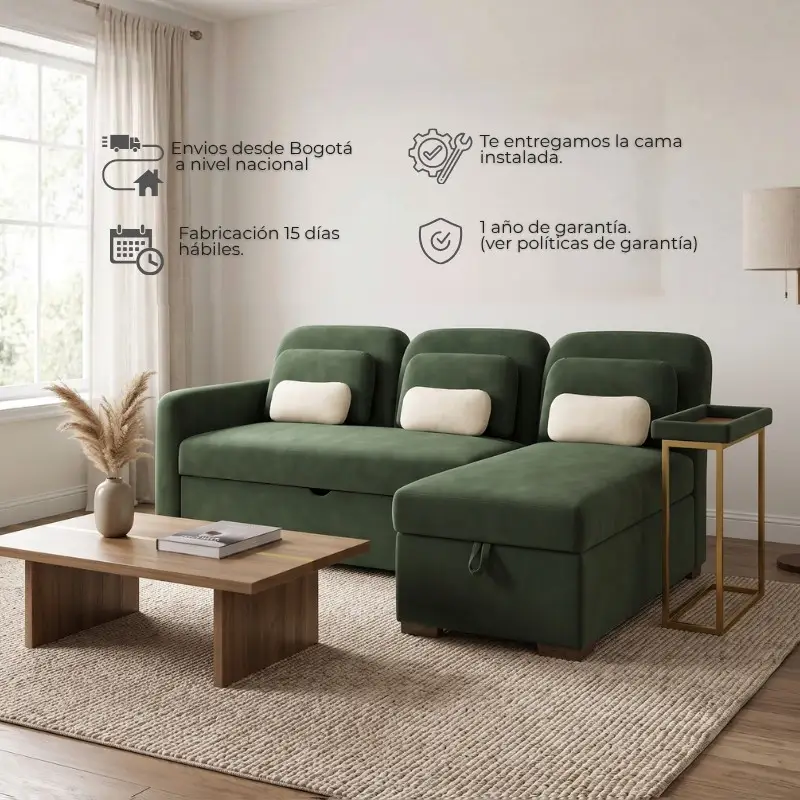 Sofá Cama en L Loto